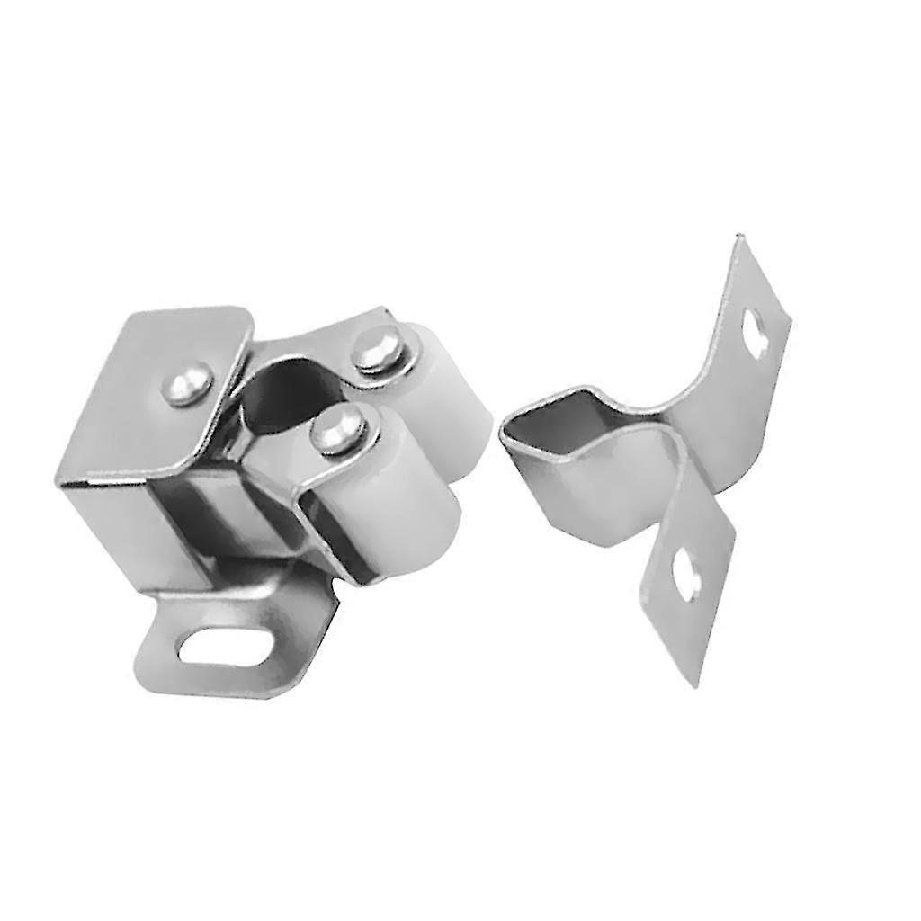 1 Set Cabinet Door Spring Loaded Roller Catch Caravan Cupboard Lock Latch
