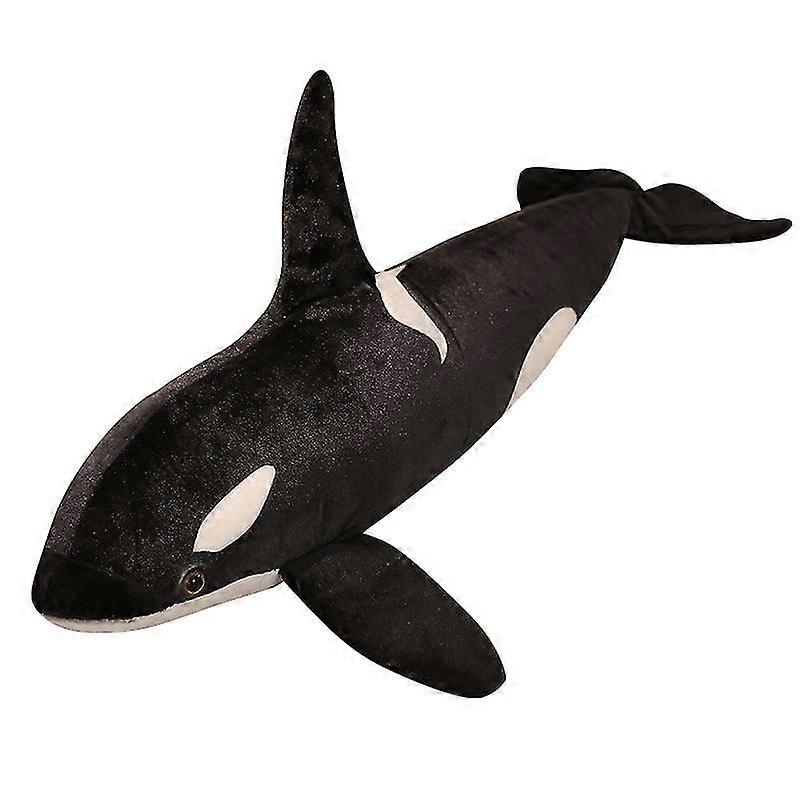 لعبة الحوت القطيفة 50 سم / 70 سم / 100 سم محشو نابض بالحياة ، محاكاة دمية الحوت القاتل ، لعبة Orca القطيفة ، هدية محاكاة القطيفة للأطفال