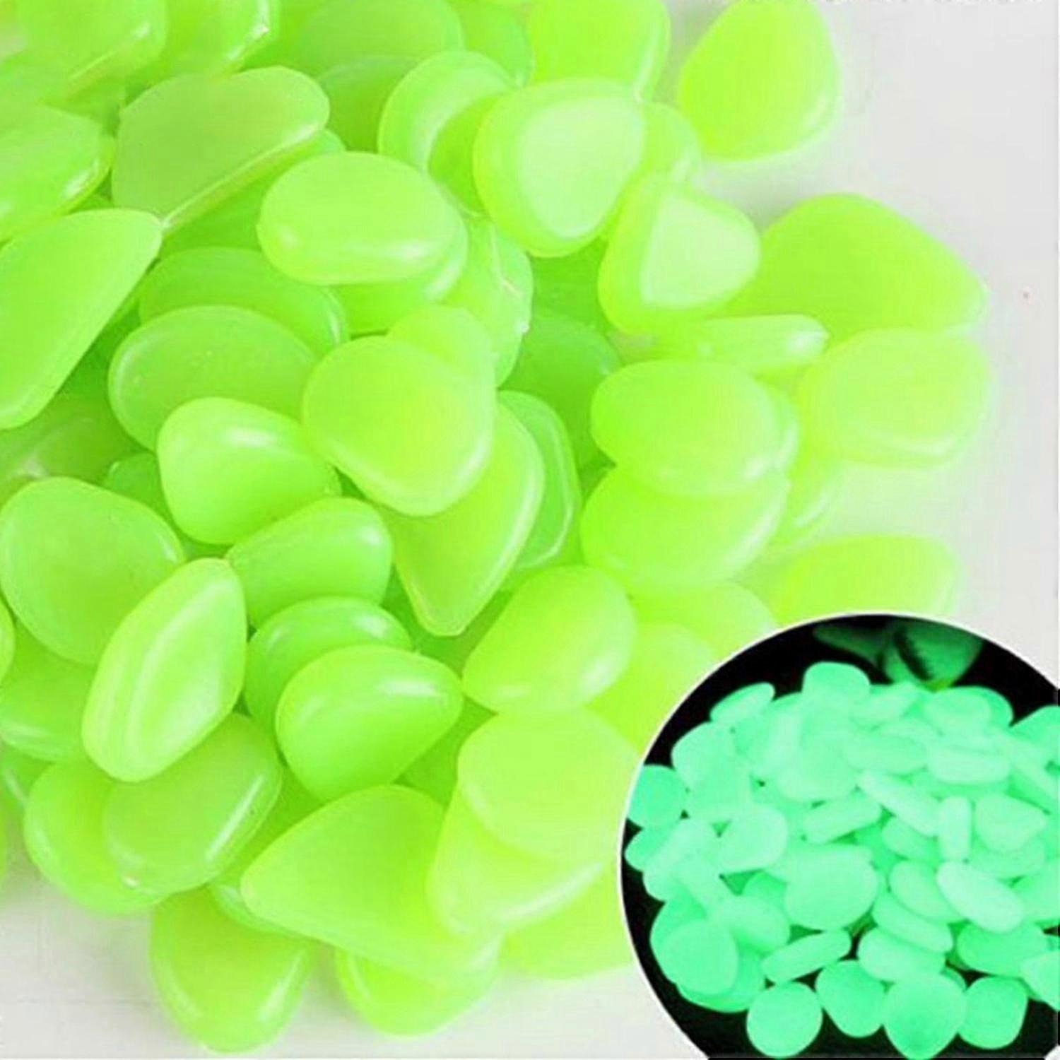 Glow In The Dark Pebbles Luminous Stones Rocks For Garden Aquariums Decoration