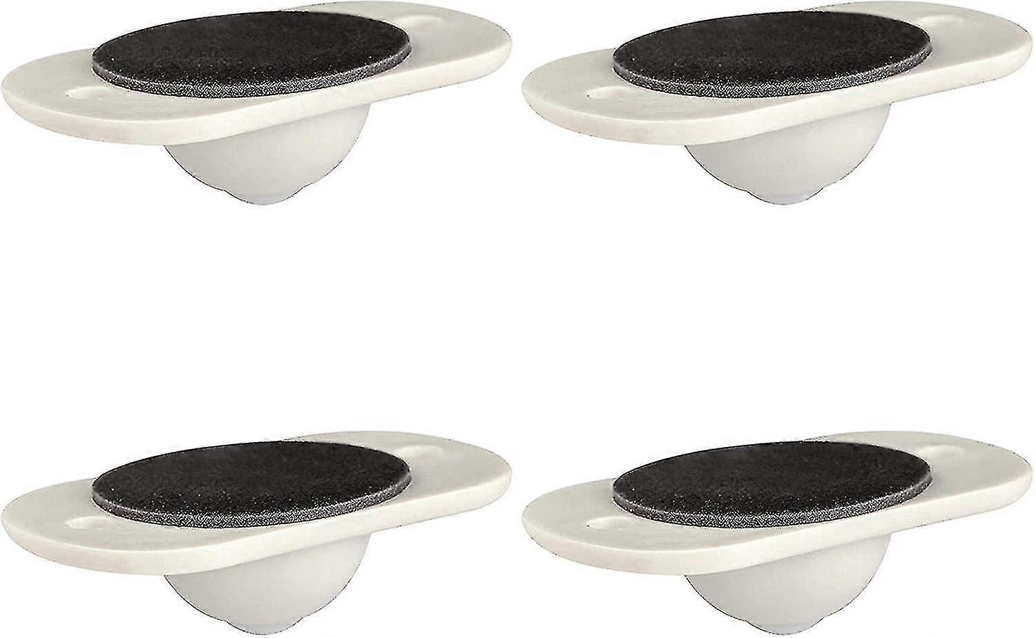 2024 4pcs Furniture Caster Wheels, 360 Rotating Storage Box Pulley, Pastetable Scroll Caster Fixed Casters, For Tissue Box