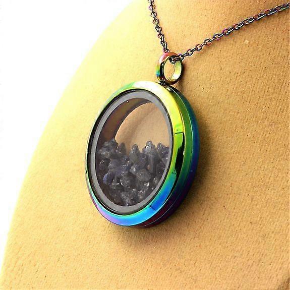 Collier en saphir brut