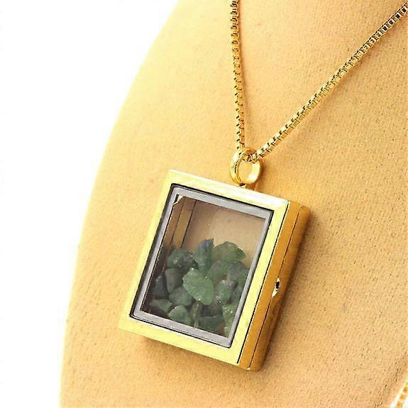 Raw Tsavorite Garnet Necklace