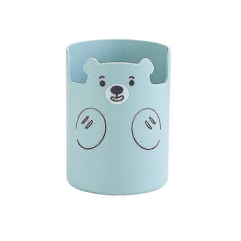 حامل القلم ، حامل تخزين سطح المكتب ، منظمات المكتب مع حامل الهاتف ، حامل قلم رصاص مع ملصق لطيف ، حاملات فرشاة المكياج ، تخزين منظم القلم ل