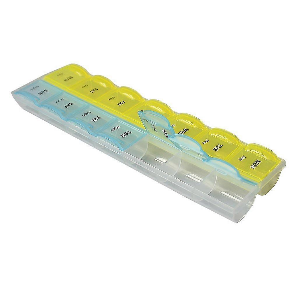 7 Day Weekly Tablet Pill Medicine Box Holder Storage Organizer Container Case
