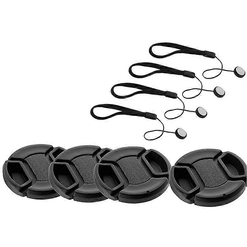 10 Pieces Snap-on Lens Caps or Center Pinch Lens Caps for , , and DSLR Cameras (58Mm)
