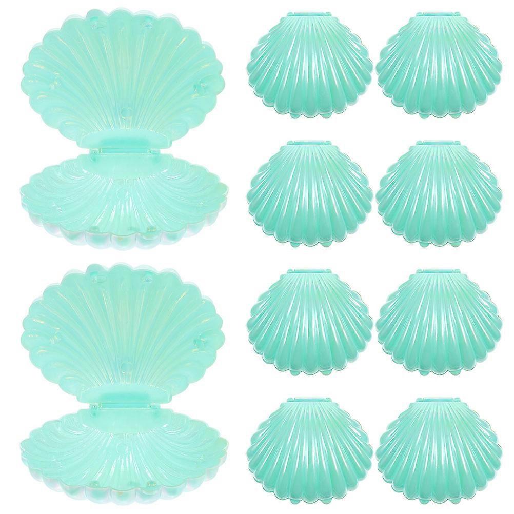30Pcs Sea Shells Candy Boxes Seashell Party Favor Containers Mini Sea Shell Storage Case Trinket Box