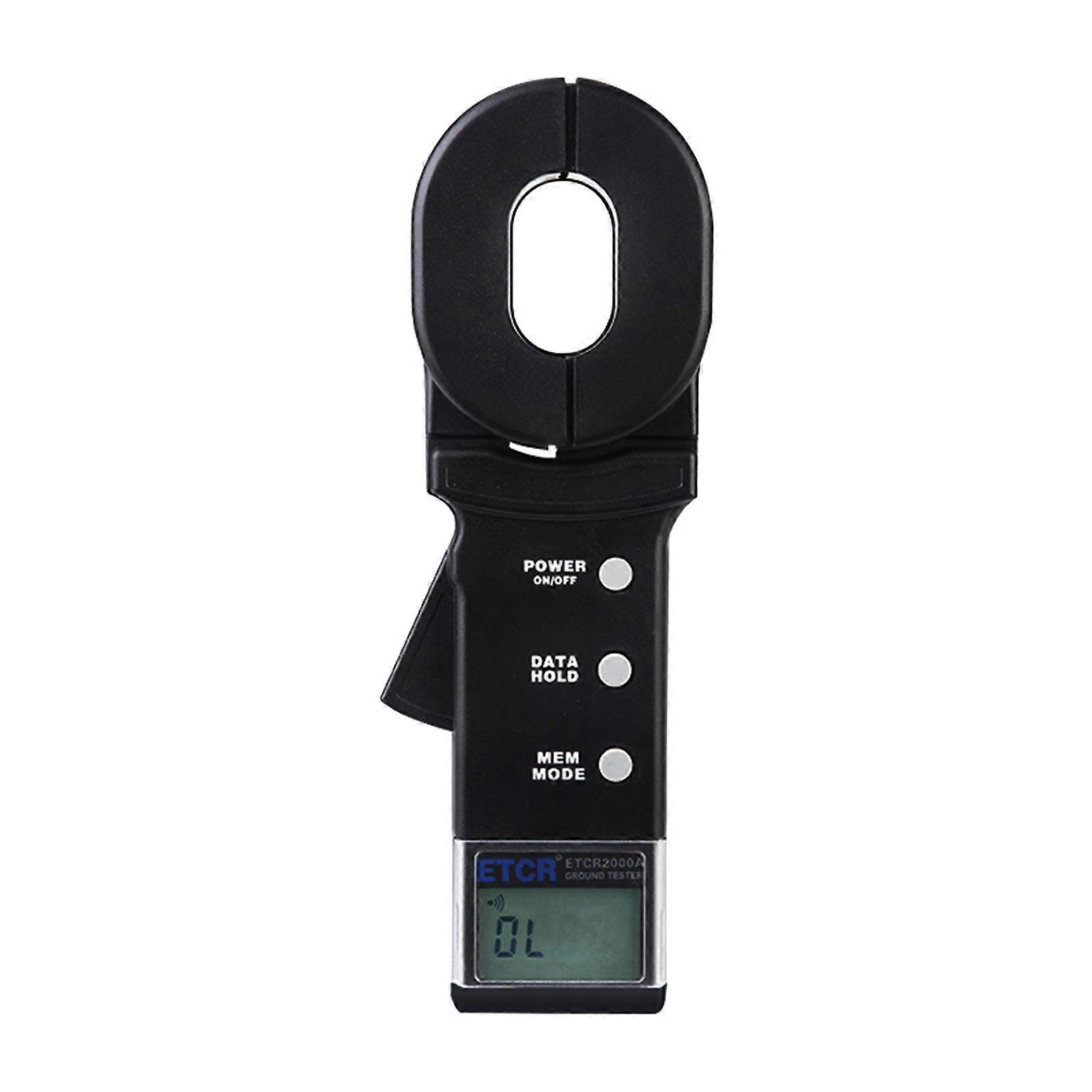 0.01-200 Digital Clamp Tester On Earth Resistance Ground Loop Resistance Gauge