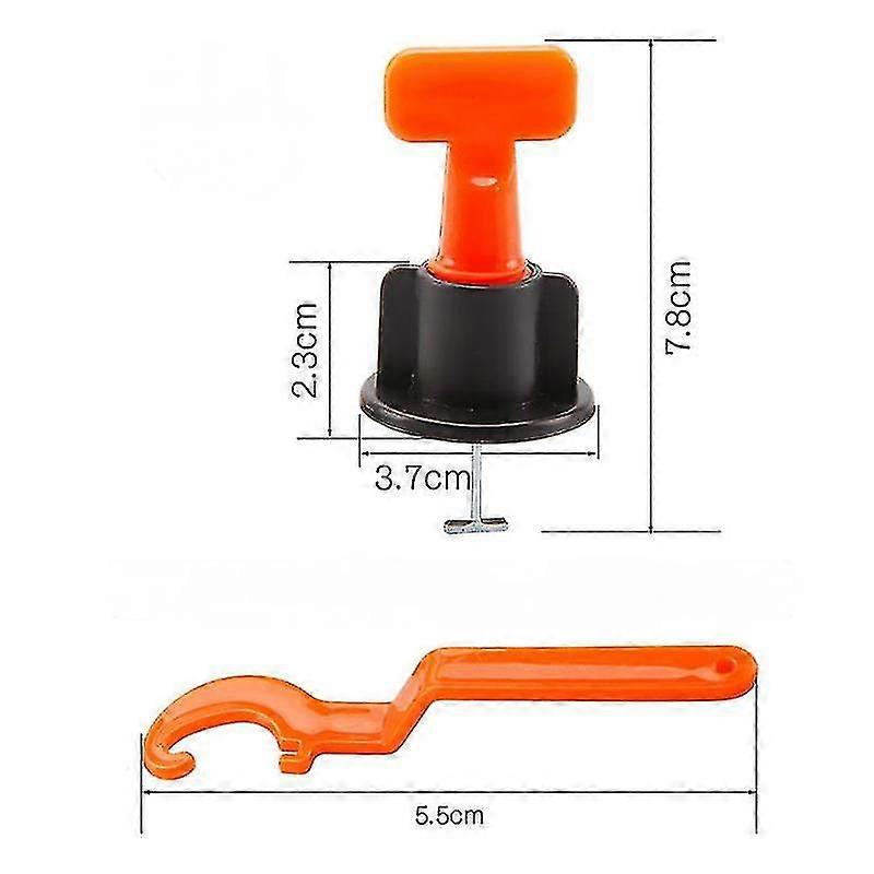 100Pcs T-Lock Pliers Tile Leveling Floor Wall Tile Floor Leveler Tile Tool-Yvan