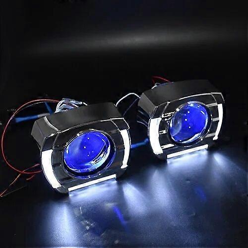 3.0" Full Metal bi xenon projector lens with led angel eyes U shrouds h1 h4 h7 socket for car styling headlight retrofit