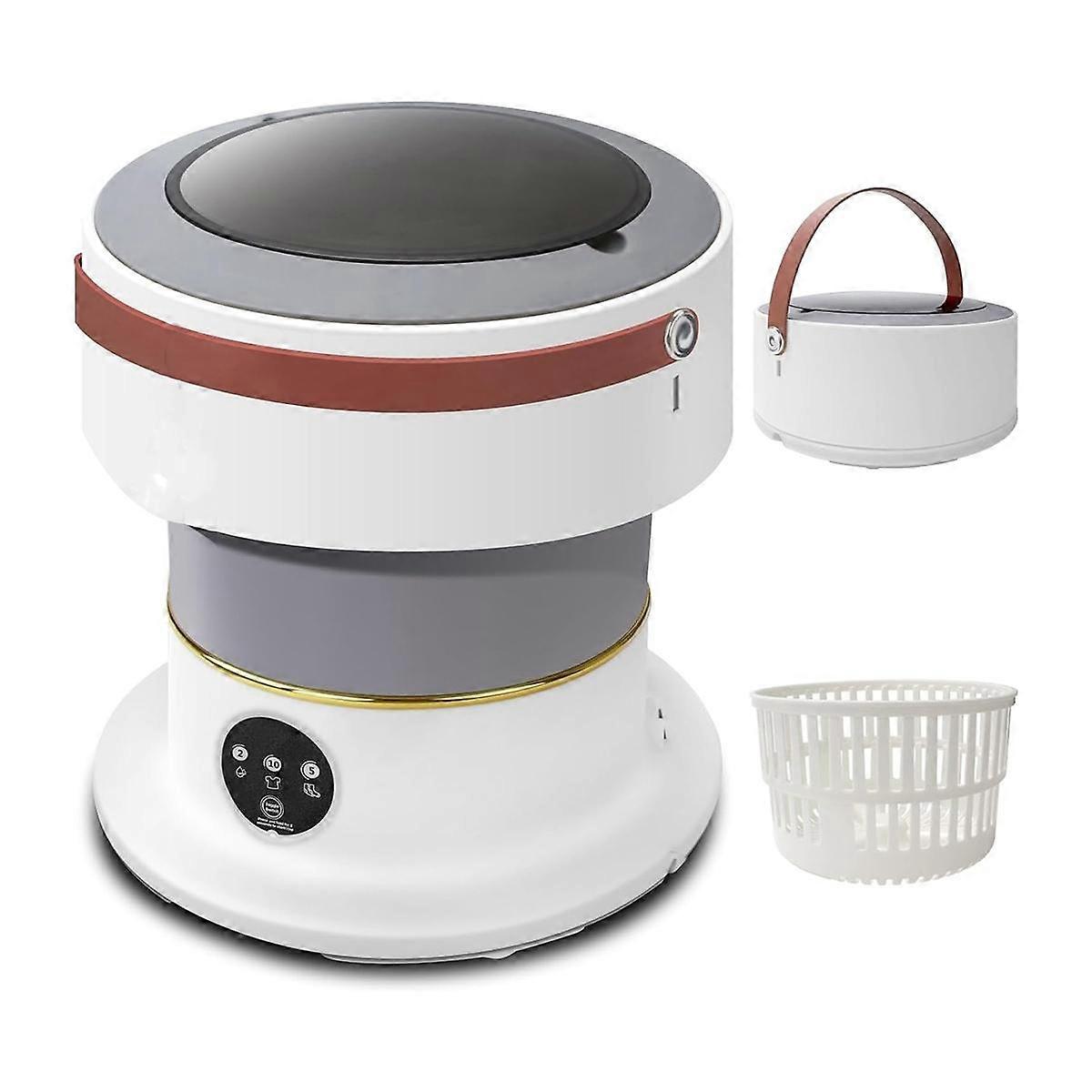 Portable Washing Machine, Foldable & Portable Washer Machine, 8L Portable Washer with EU Plug