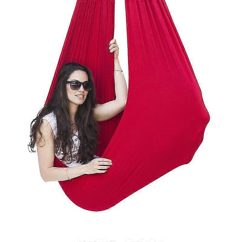 Aerial Yoga Therapy Swing Set & Hammock Kit For Flexibility & Pain Relief