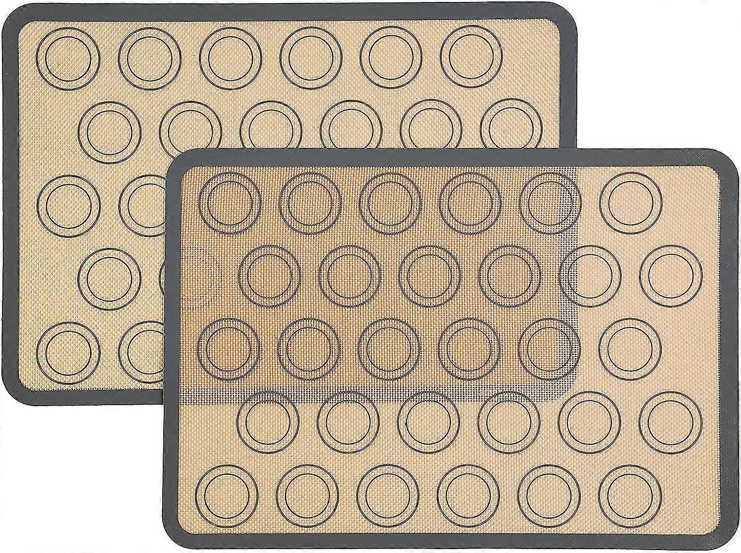 Baking Mat For Macarons Made Of Silicone, 2 Pieces