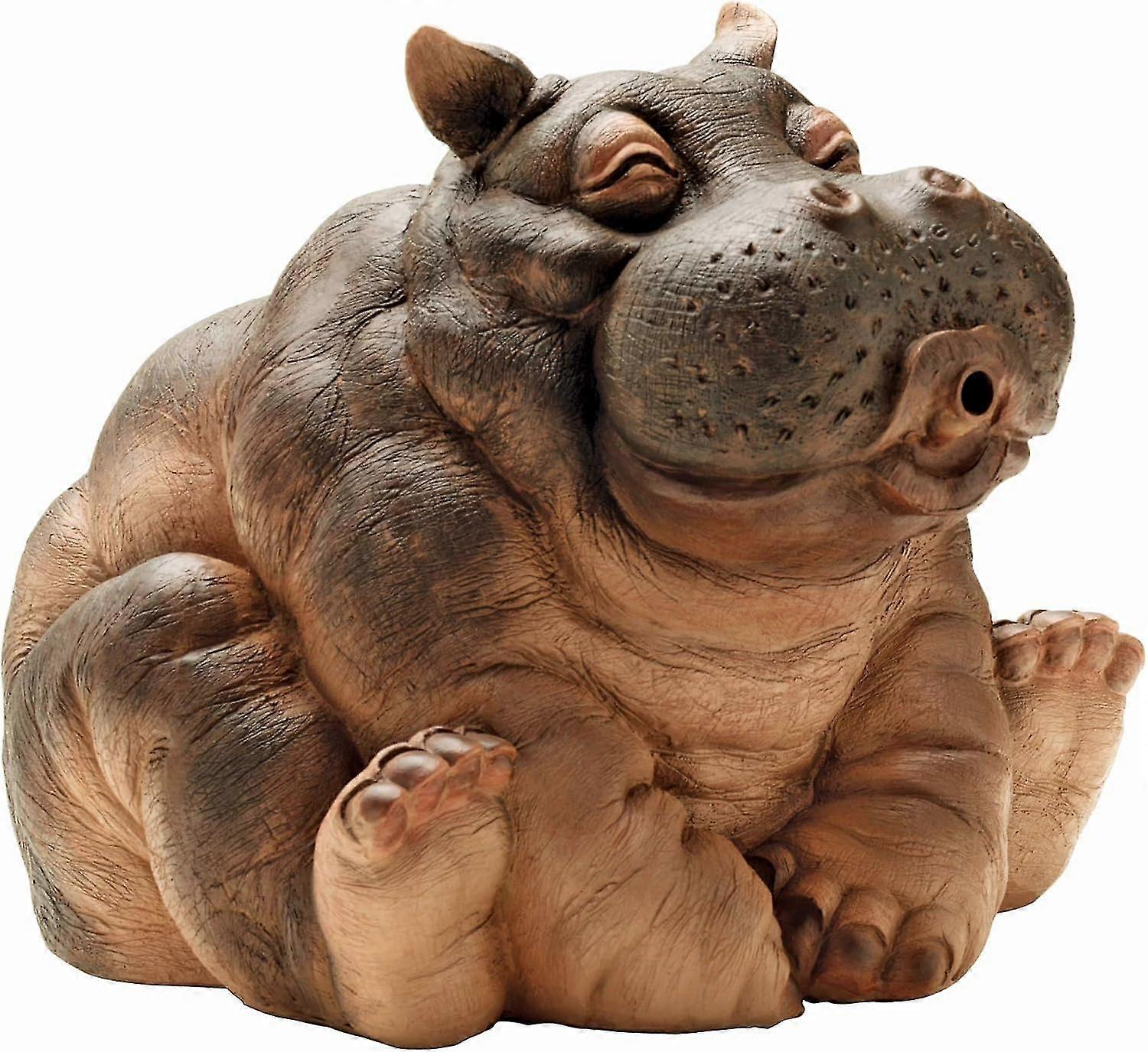 Piped Pond Water Spitter Statue,  Polyresin