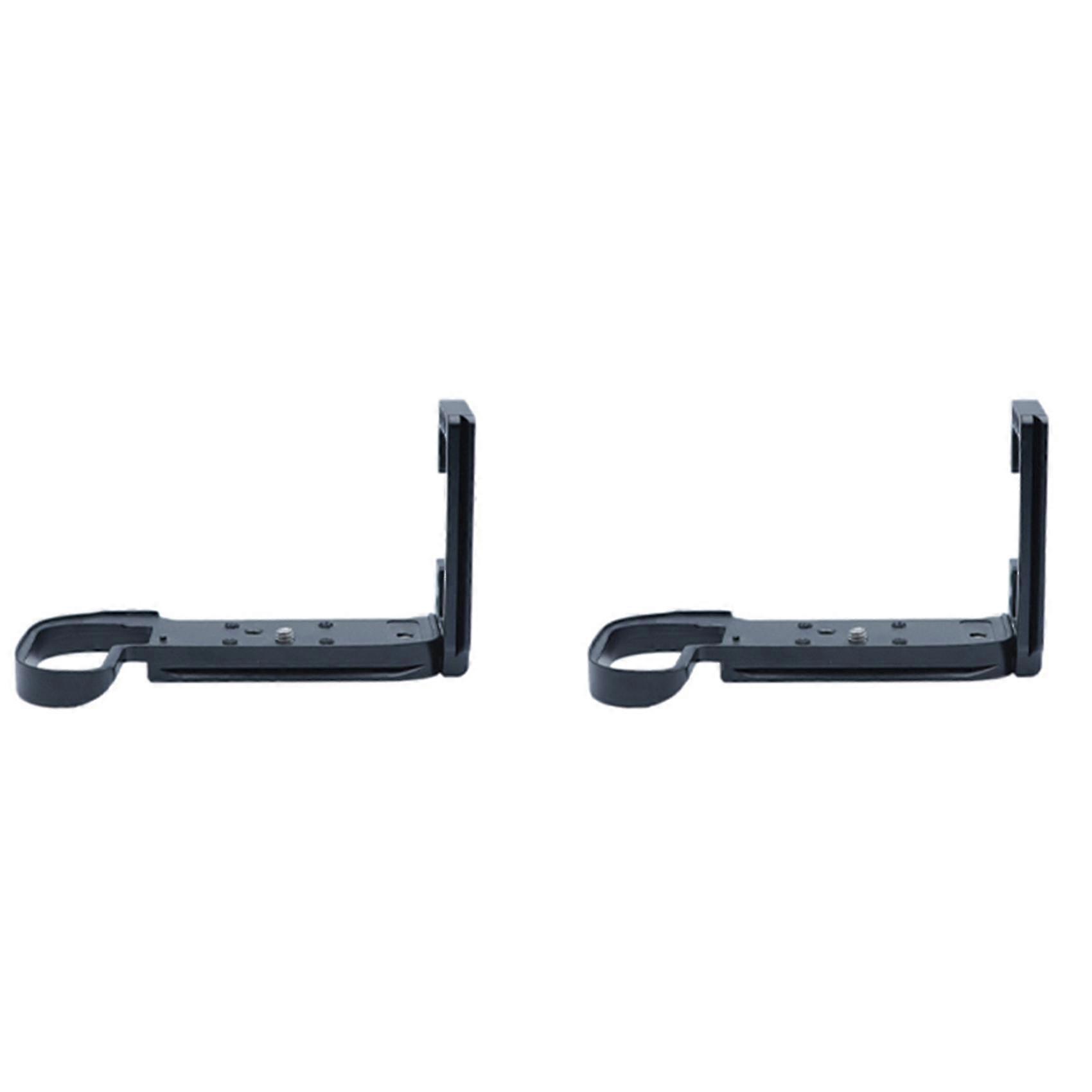 2x Quick Release L Plaque Support Support Main Grip pour R5 R6 Caméra pour Arca Swiss Trépied Ballhead,b
