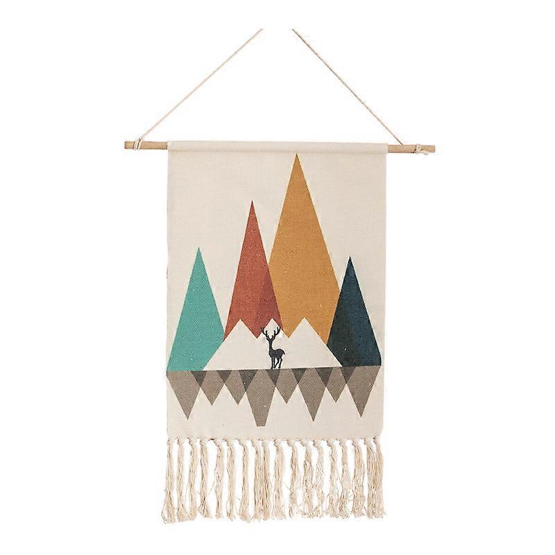 1pc Macrame Tassel Woven Wall Hanging Tapestry