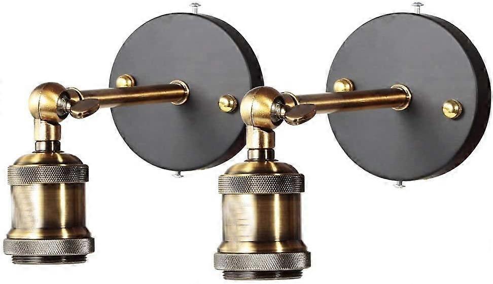 2pc Brass Wall Sconce, E27(no Bulb)
