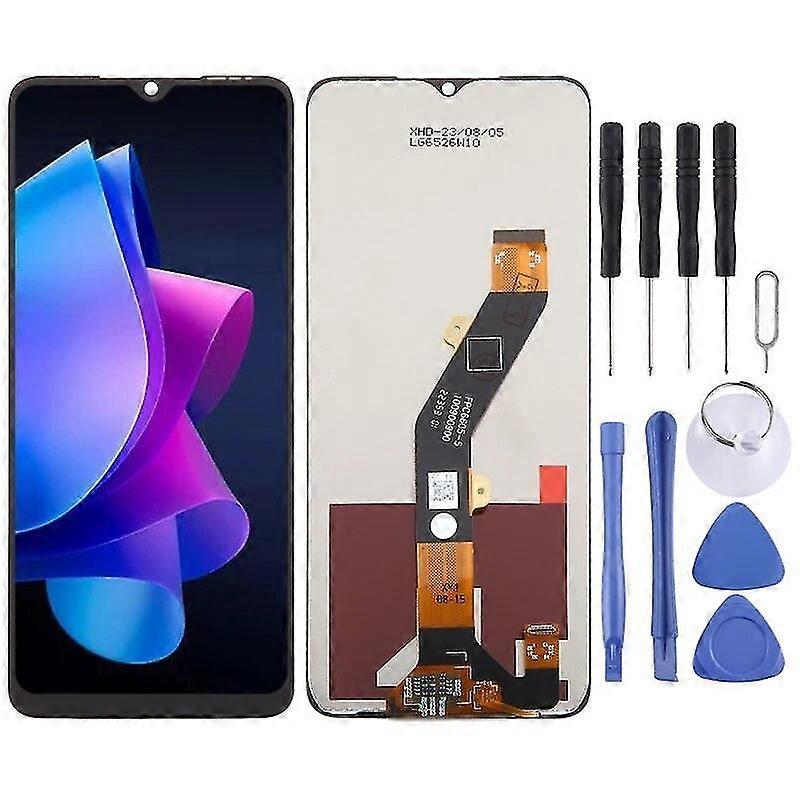 Oem Lcd Screen Compatible Tecno Pop 7 Pro / Itel P40 Bf7 With Digitizer Full Assemblycompatible