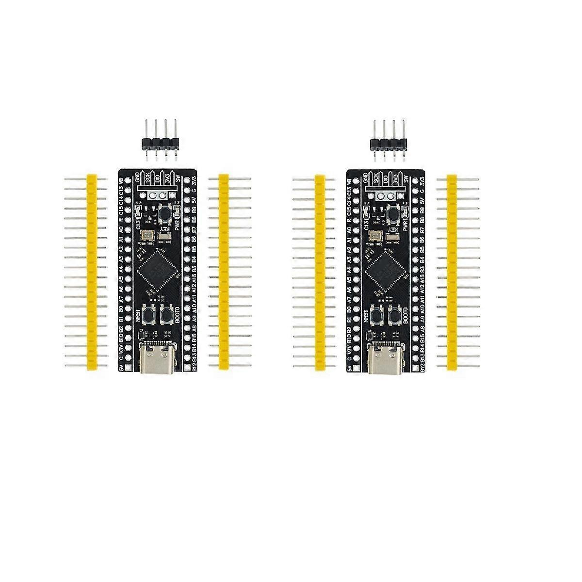 2 pezzi STM32F401 STM32F401CCU6 Scheda di sviluppo V3.0 STM32F4 Supporto per la programmazione