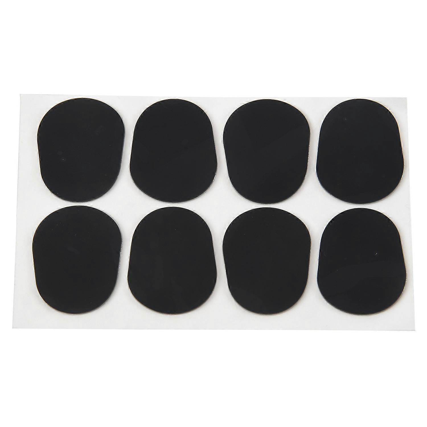 8pcs /Tenor Saxophone Sax Mouthpiece Patches Pads Cushions Black---0.8mm