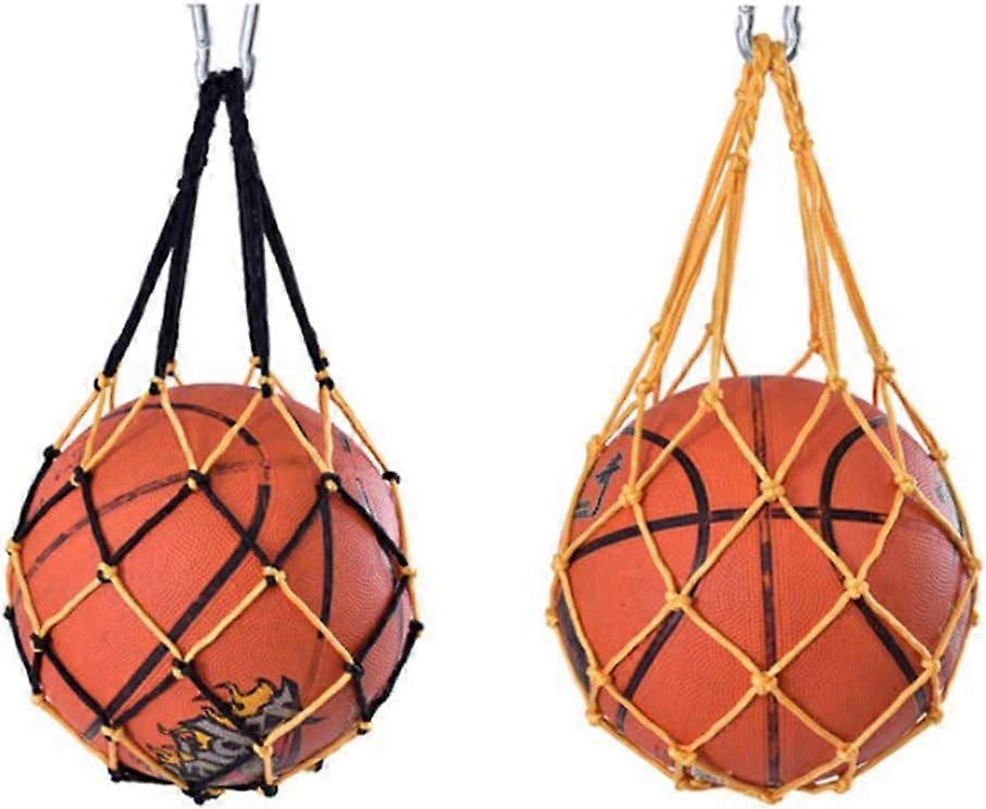 Ball Mesh Bag Basketball Mesh Bag Mesh Bag Football Mesh Bag Mesh Mesh Bag Carrying Storage 2 pieces Nylon Perfect for carrying balls