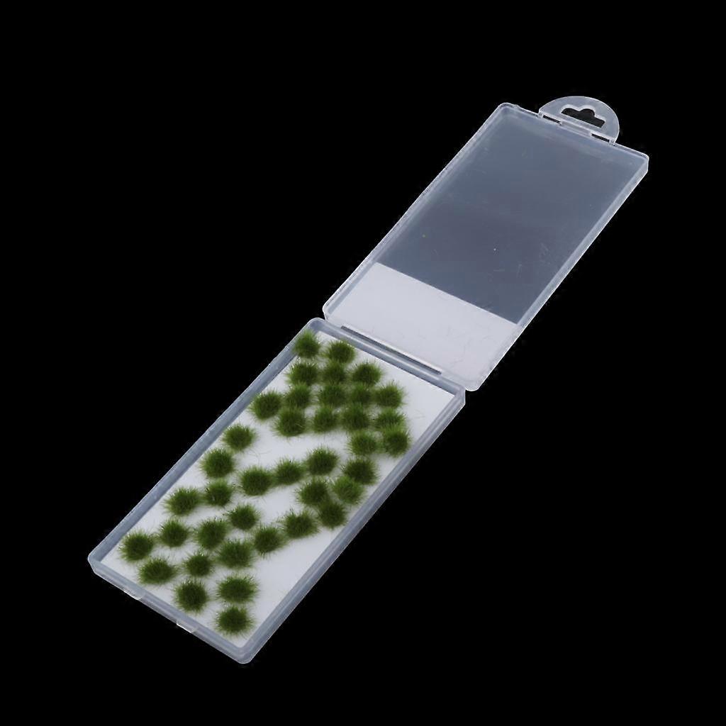 2x 40x 5mm  Small Flower Tufts Scenery Model Railway Wargame Static Grass