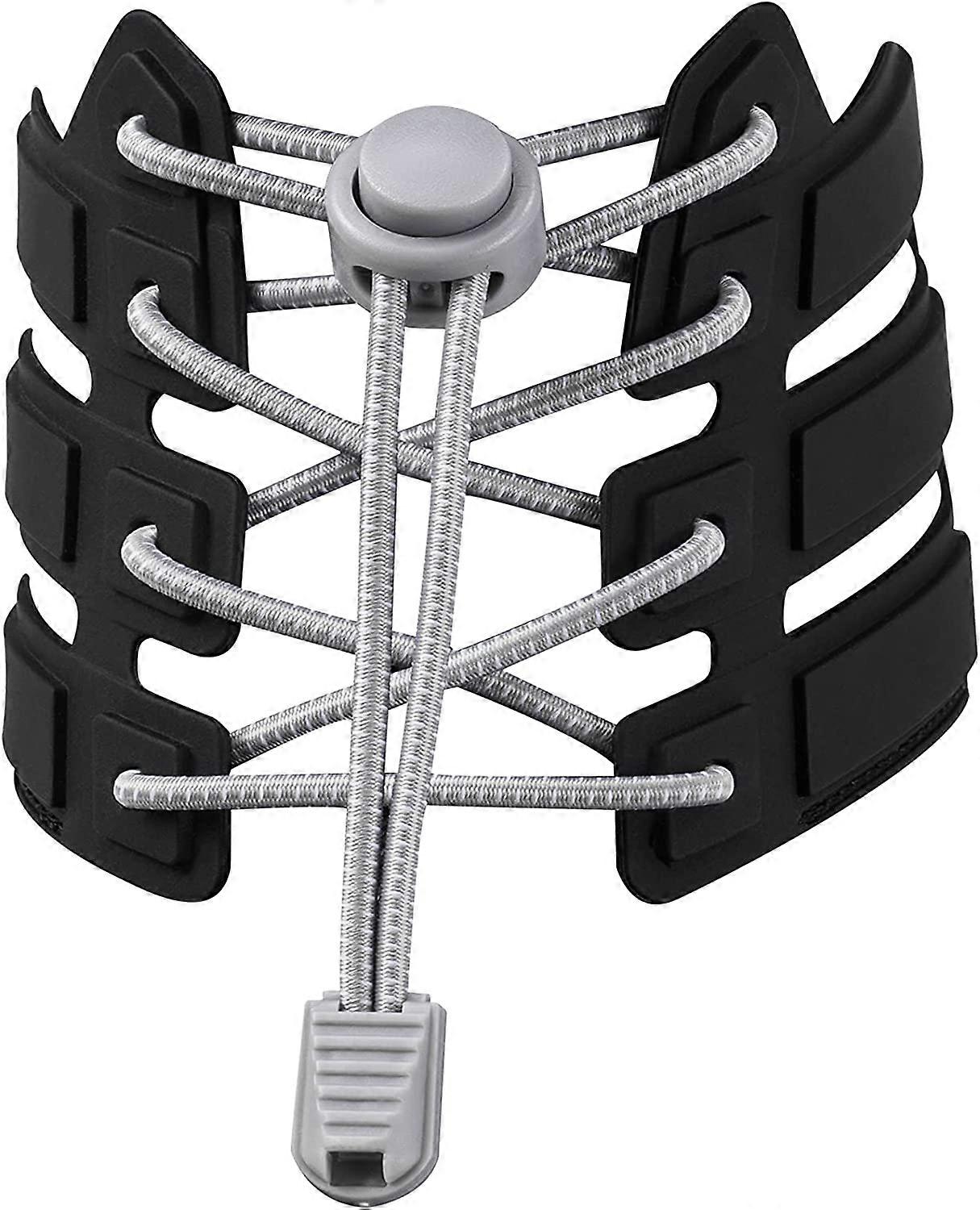 Laces Of Elastic Shoes Without Tie (1 Pair) Locking Laces Unrelated In Extensible Latex For Children And Adults