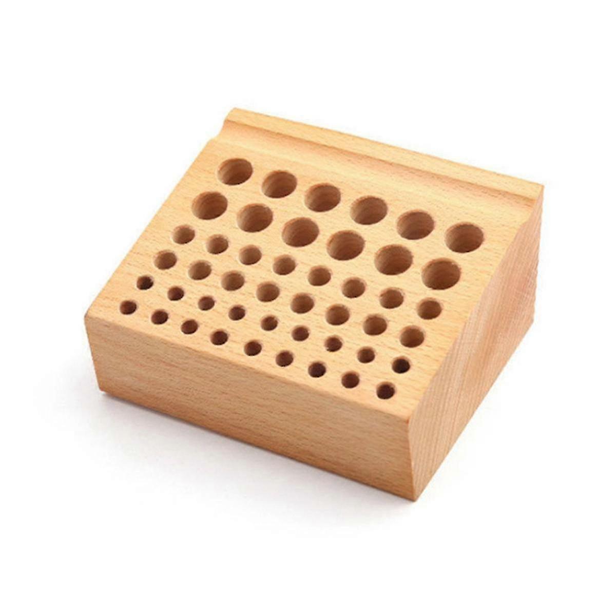 Hand-Sewn DIY Beech Tool Rack to Make Leather Tools for Leather Work to Make Punching Tool Storage