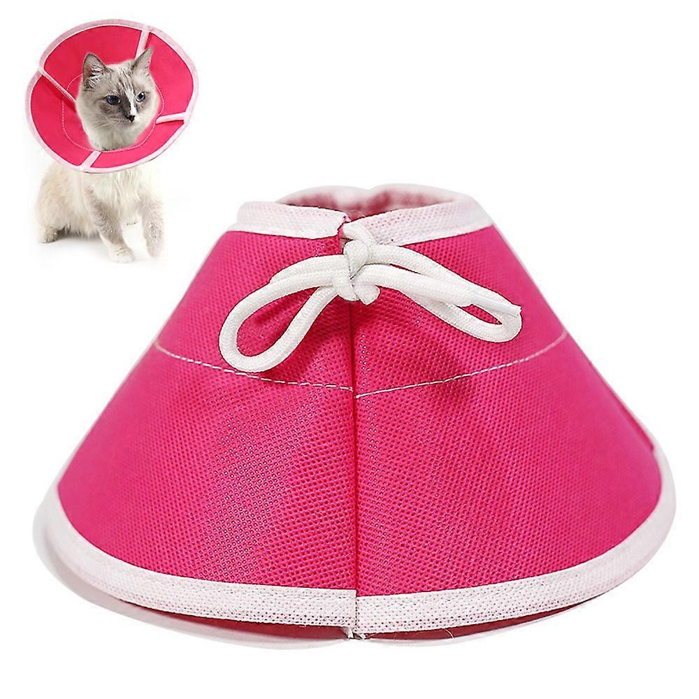 Soft Cat Recovery Collar, Cat Cone Collar, Nonwoven Fabric Elizabeth Collar,Protective Wound Healing Collar Specially Designed for Cats