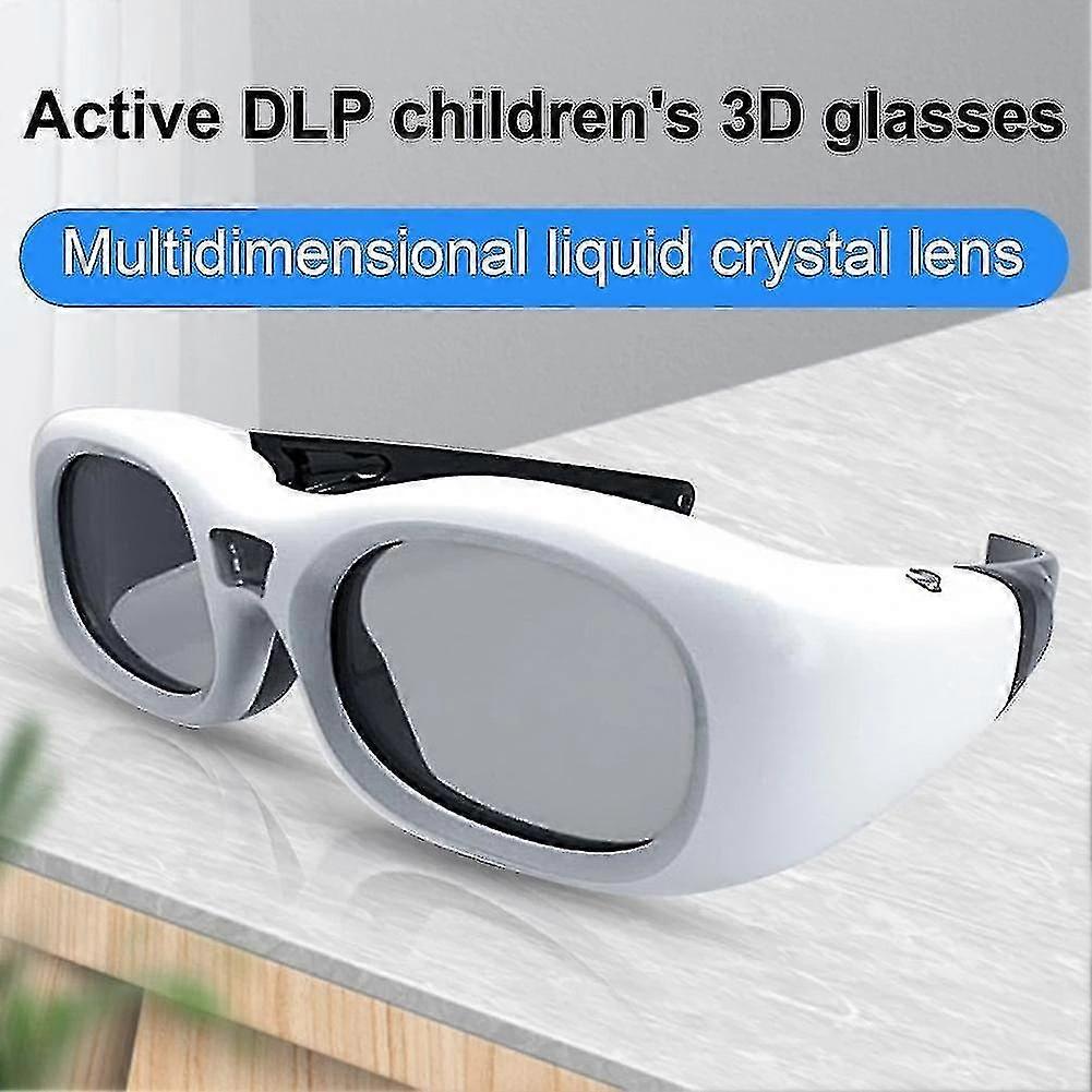 3d Glasses High Transmittance Active Shutter Lcd Lens Kids Eyewear For Dlp Link Projectors Multi-dim