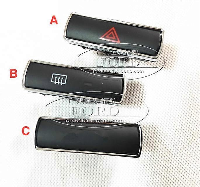 1pc for Ford Mondeo edge SMAX danger light switch rear window defogging switch emergency light