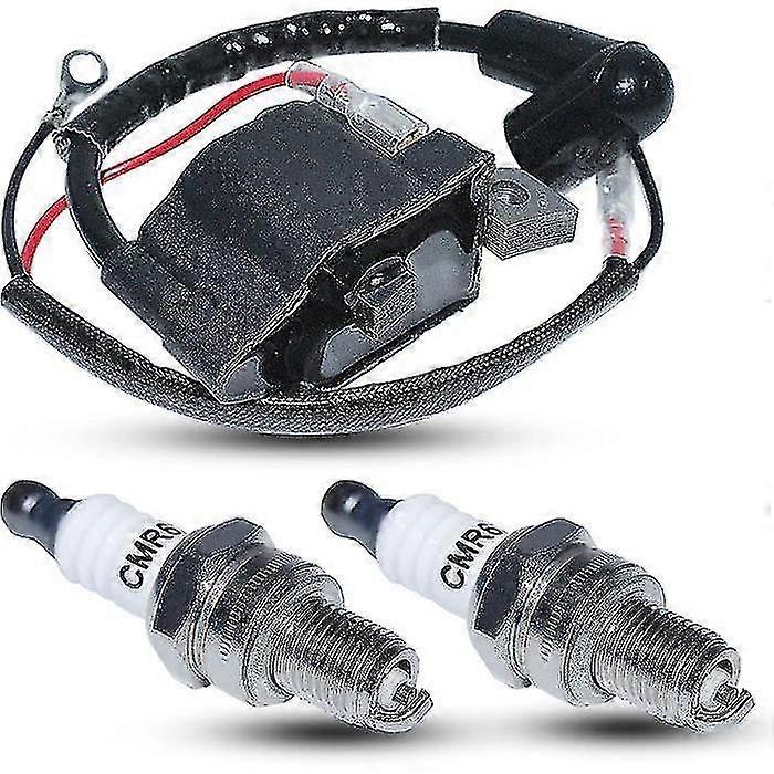 Ignition Coil Spark Plug Kit For Honda Gx35 Gx35nt Hht35s Umk435 Lawn Mower Replace Part 30500-z0z-0