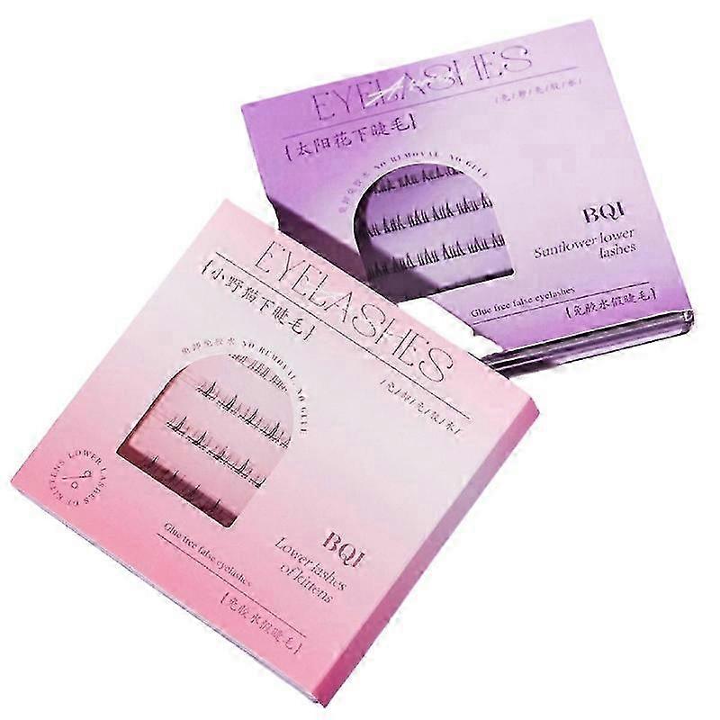 Fish Tails Glueless Press-On Eyelashes, Press on Lashes No Glue Needed