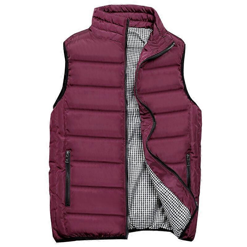 Casual Mens Jacka Ärmlös väst Vår Höst Varma västar Mode Kappor Tjock Män Väst Män Väst Plus Size Väst 5XL