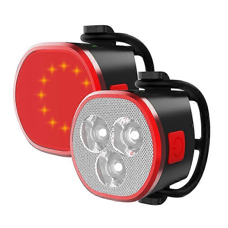 The rechargeable bicycle lamp is set with super bright 8+12 mode, which is used for night riding/riding safety and has a long battery life of 58 hours