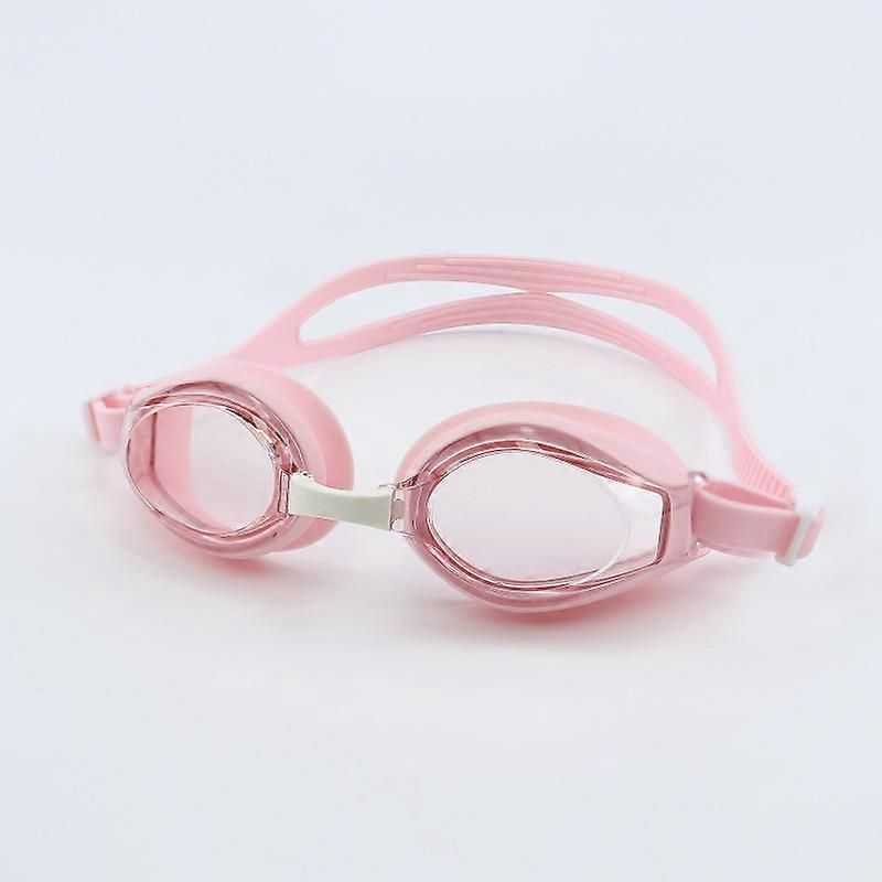 Minimalist Waterproof Anti - Fog HD Flat Light Adult Swimming Goggles Unisex Swimming Equipment (Powder)