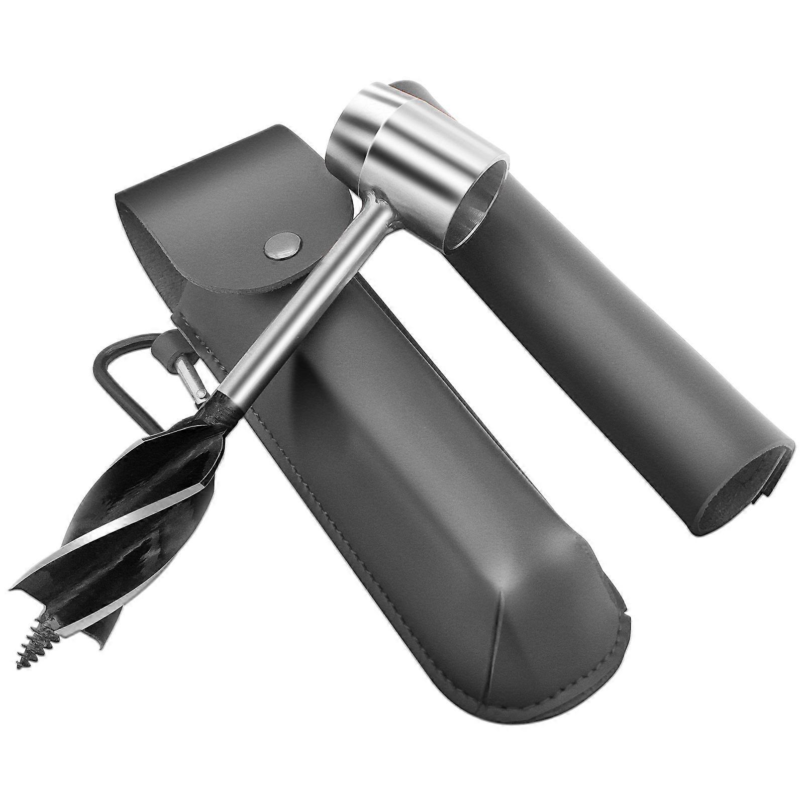 Gray Manual Auger Wrench, Hand Auger Wrench, Survival Tools Survival Tools, Wood Auger Drill Bit