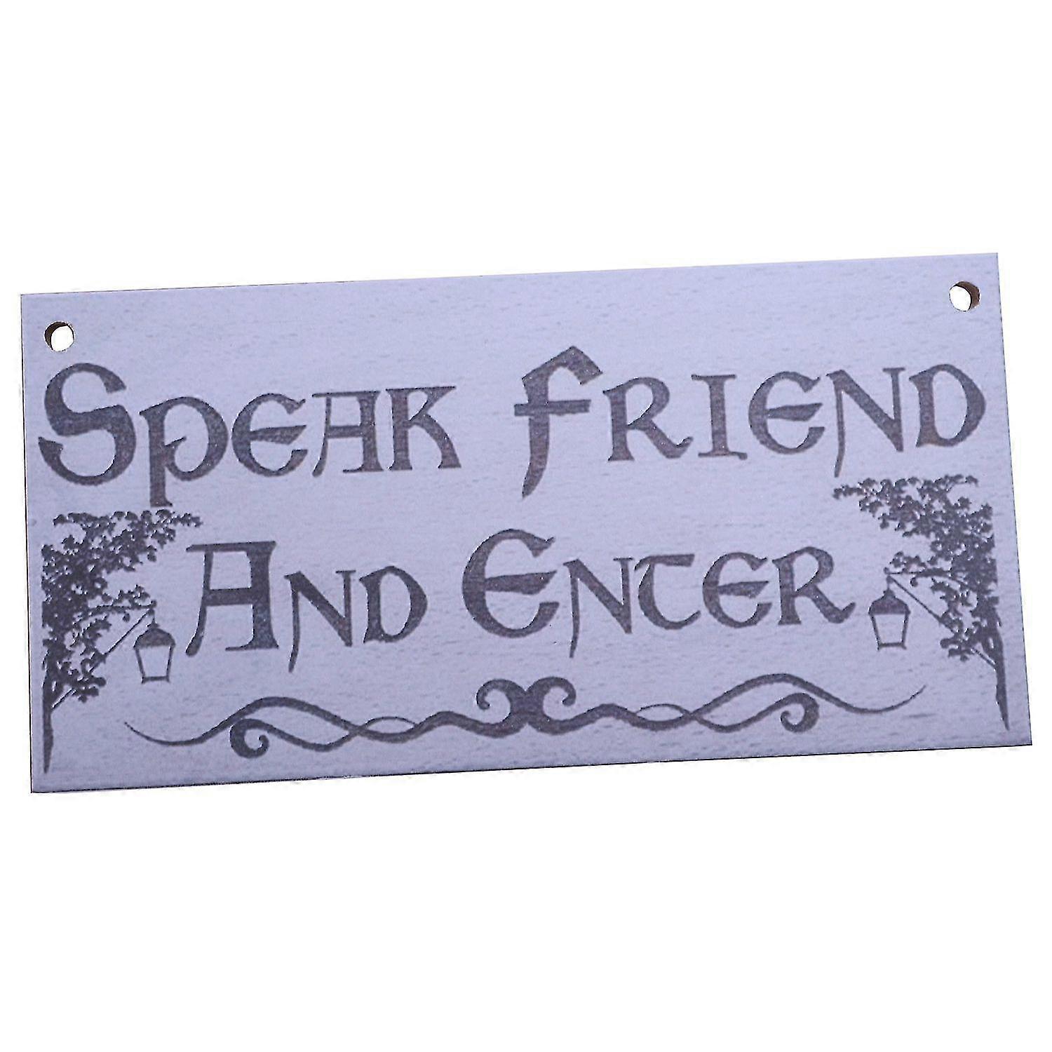 友達を話し、木製のぶら下がっている男の洞窟ギフトプラークパパパブバーのサインに入る