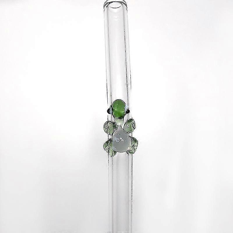 Creative Baby Turtle Glass Cup Drinking Straws High Borosilicate Glass Straws For Coffee Mug Tea Beer Cocktail Bar Accessories