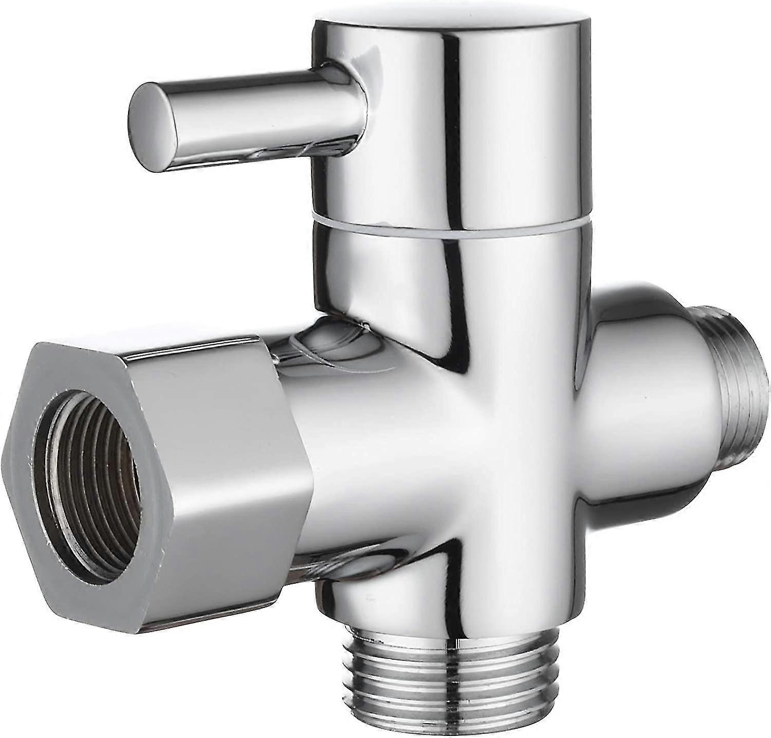 Válvula de 3 vías Latón sólido 3/8 "Adaptador Válvula desviadora para wc inodoro