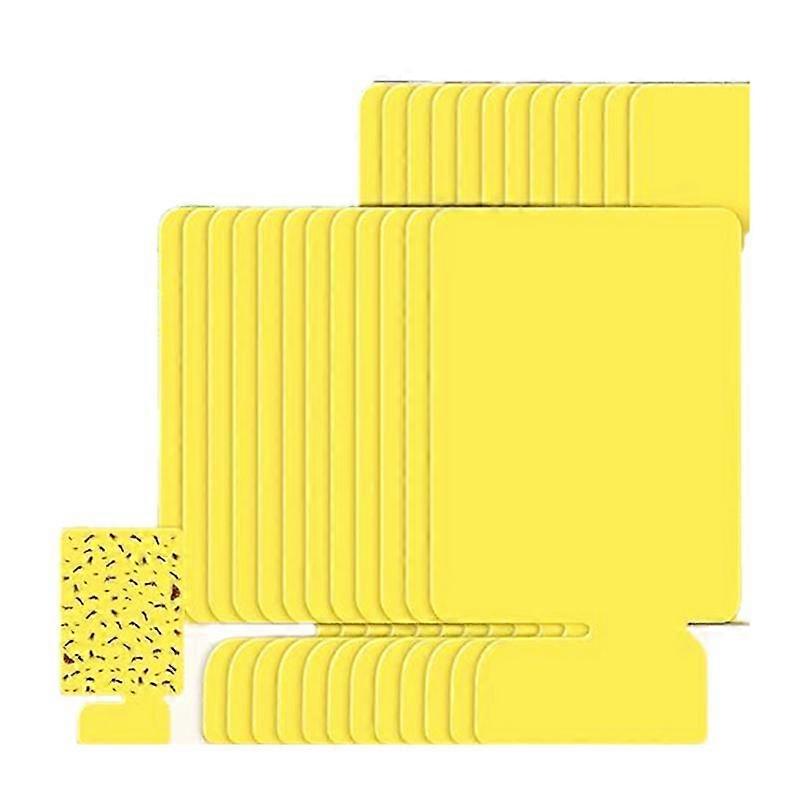 24PCS Indoor Plug-in Fly Trap Refill Glue Cards, Non- Flying Insect Catcher, Double-Sided Sticky Trap Refill Kit