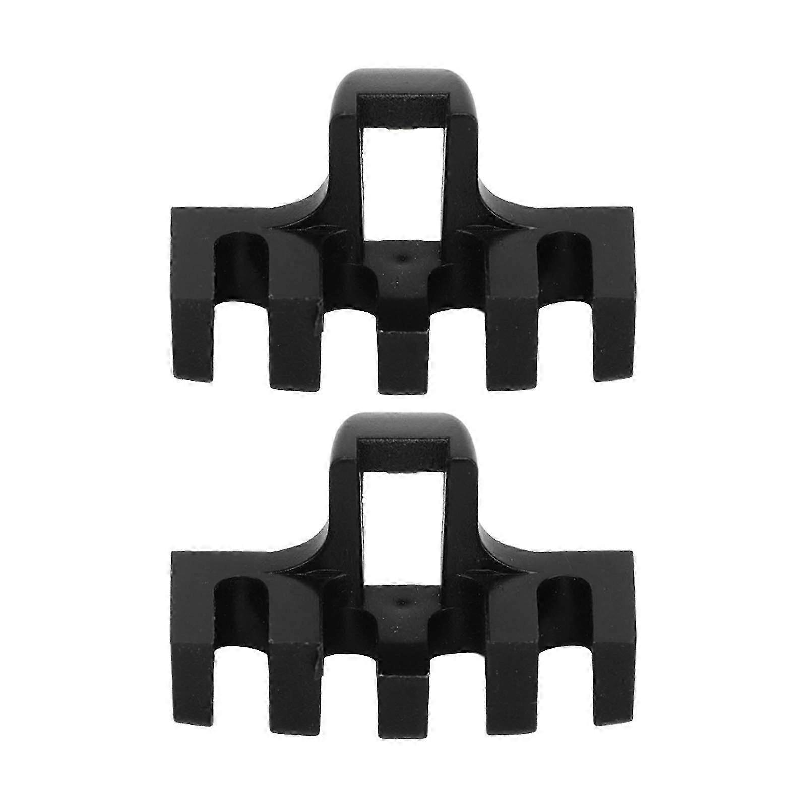 2pcs Badminton Stringing Racquet Load Spreader Badminton Tennis Racquet Pulling Machine Threading Accessories High Loaded Spreader Protector Black