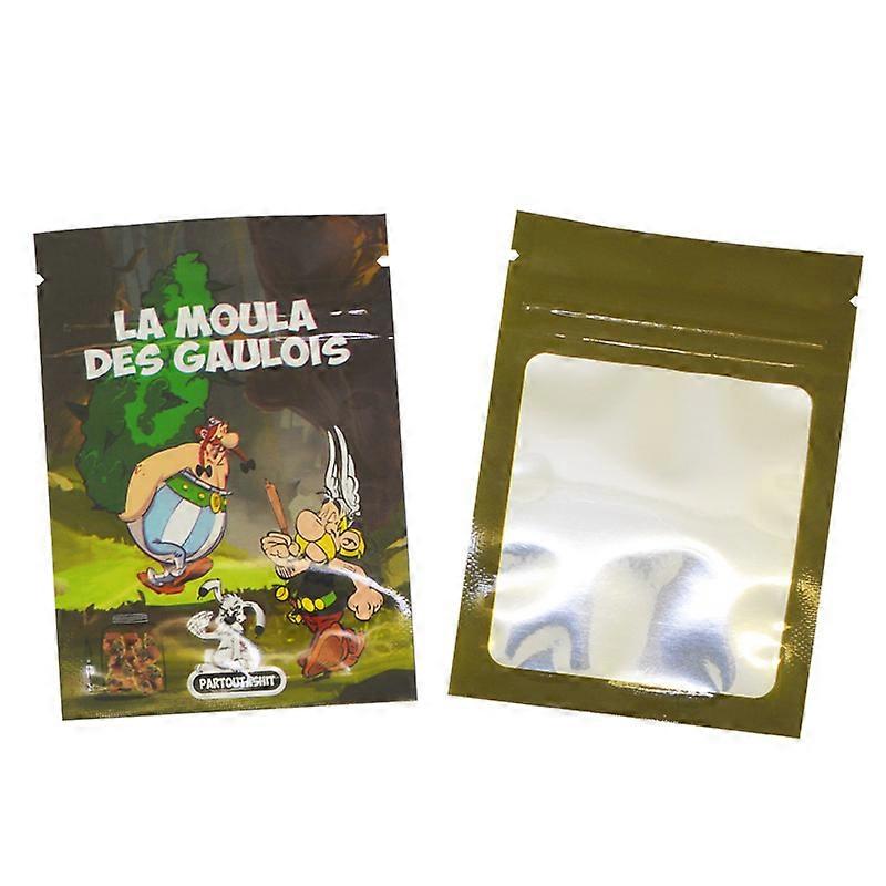 أكياس تخزين مقاومة للماء قابلة للإغلاق حقيبة بلاستيكية Ziplock رقائق الألومنيوم 7x10CM 2G مجوهرات الكرتون حبوب القهوة الغذاء الحقائب الحلوى