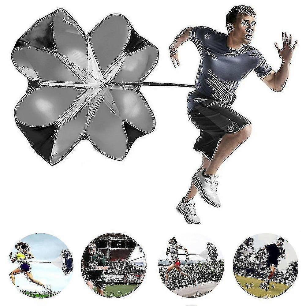 Laufgeschwindigkeit Rutschenwiderstand Fallschirm Laufen Regenschirm Training Sprint Power Soccer Trainer