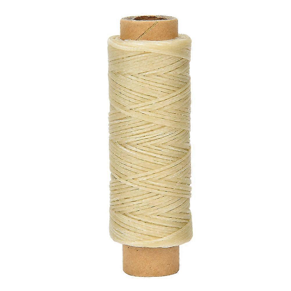 150D16 Beige Leather Crafts Flat Sewing Thread - 50 MetersRoll