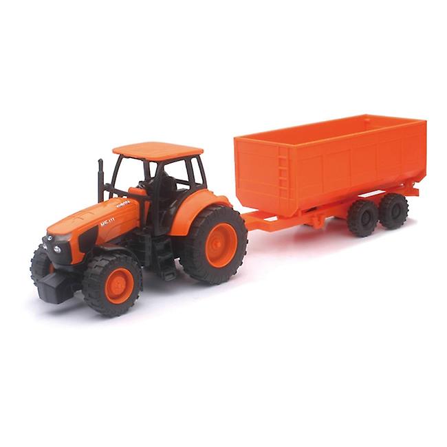 1:32 Kubota Farm Tractor And Trailer