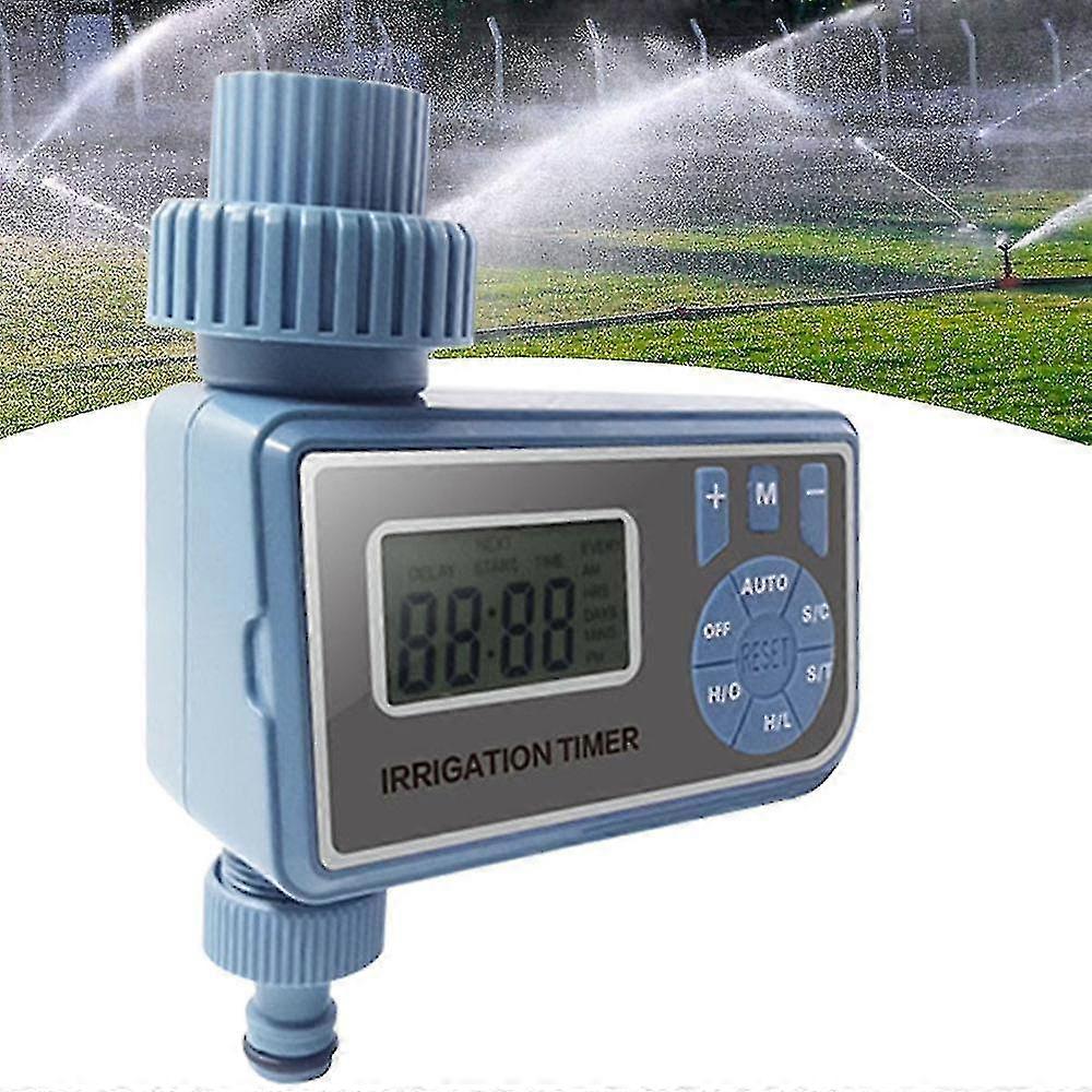 Sprinkler Timer Digital Vann Timer Programmerbar Enkelt Uttak Automanual Modus Slange Timer Ip65 Vanning Kontroller For Utendørs Yard, Hage, Plener