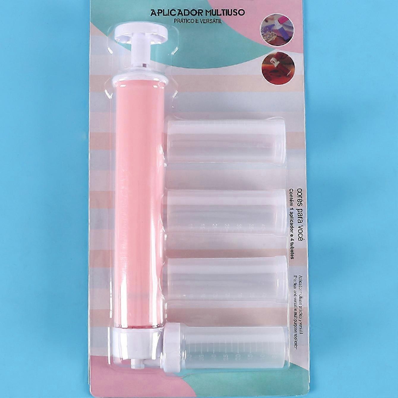 1pc Plastic Manual Airbrush Baking, Decorating Baking Tool For Kitchen Dessert Cake Spraying Pastry Tool, Various Color Option