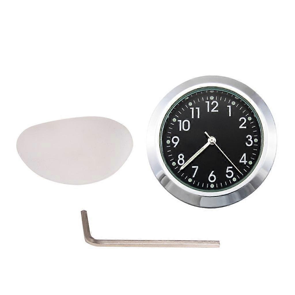 7/8 1 "motorcycle Handlebar Chrome Black Dial Watch for Shadow