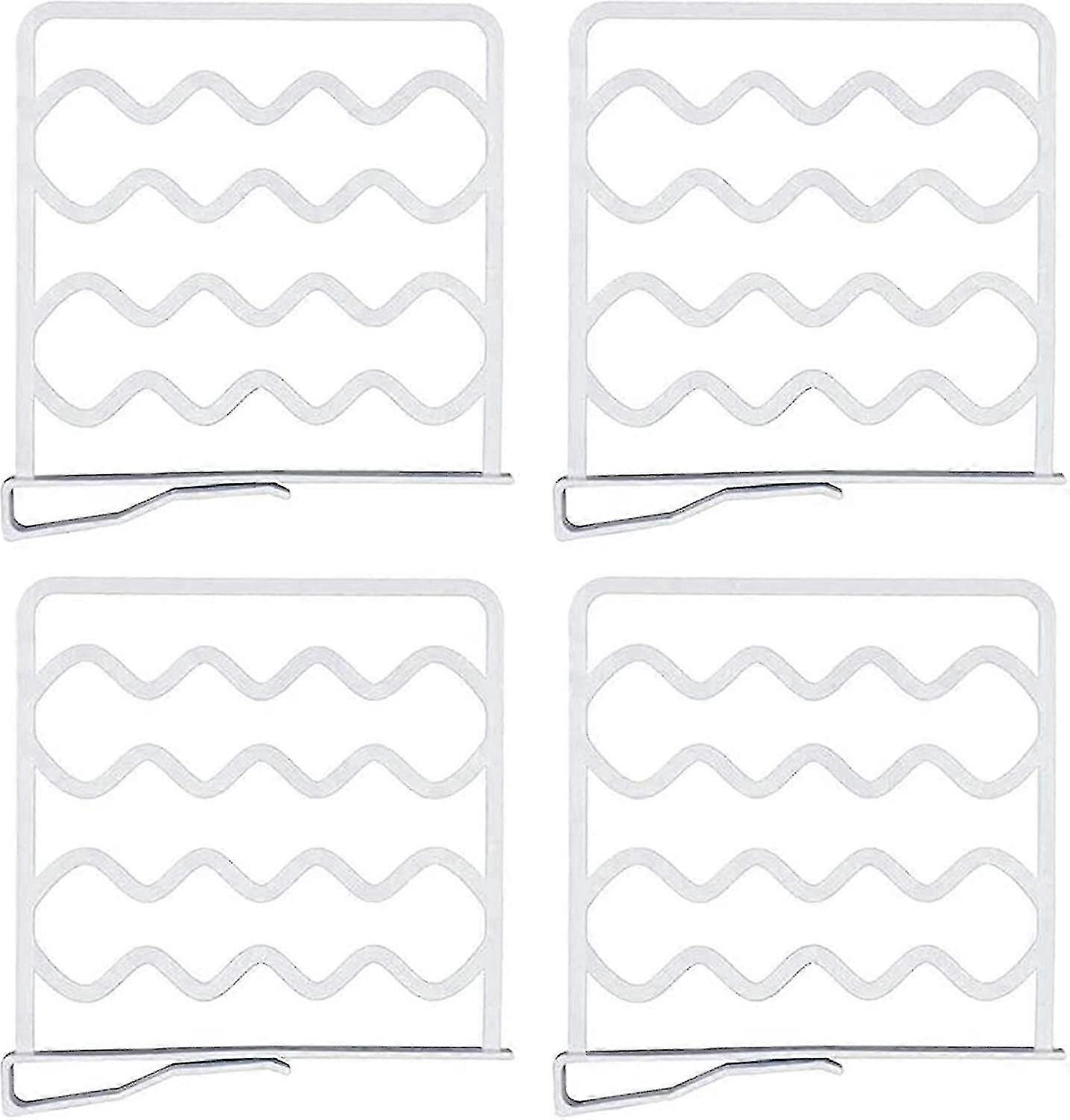 Shelf Dividers Closet Shelf Dividers Shelf Dividers For Wardrobe Storage And Organization In Bedrooms Bathrooms Kitchens And Office Shelves Pack Of 4w