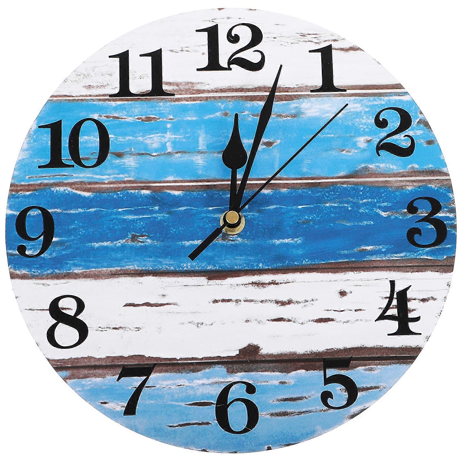 Wall Mounted Round Clock Quiet Movement Clock Home Wall Hanging Clock Adornment